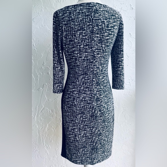 RALPH LAUREN DRESS BLACK AND WHITE SIZE 4P - Picture 3 of 16